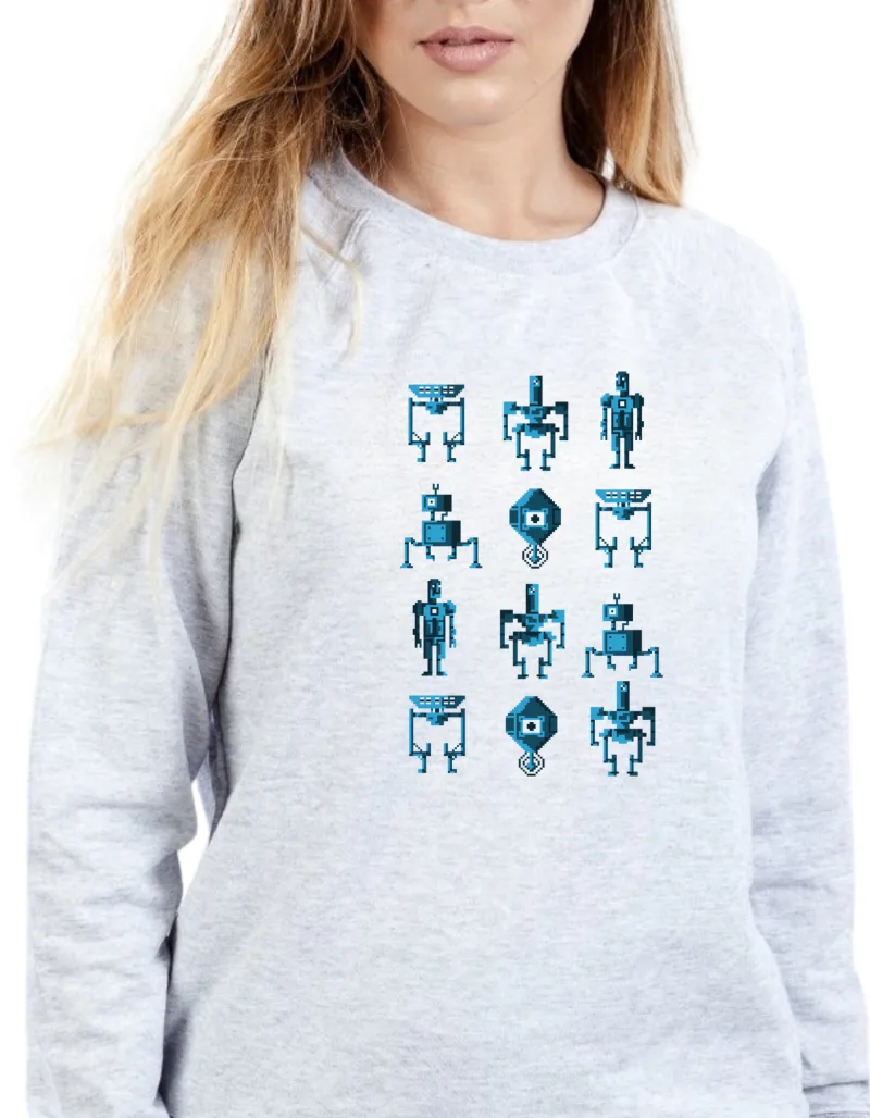 Sweatshirt Robo Geek - imagine 2