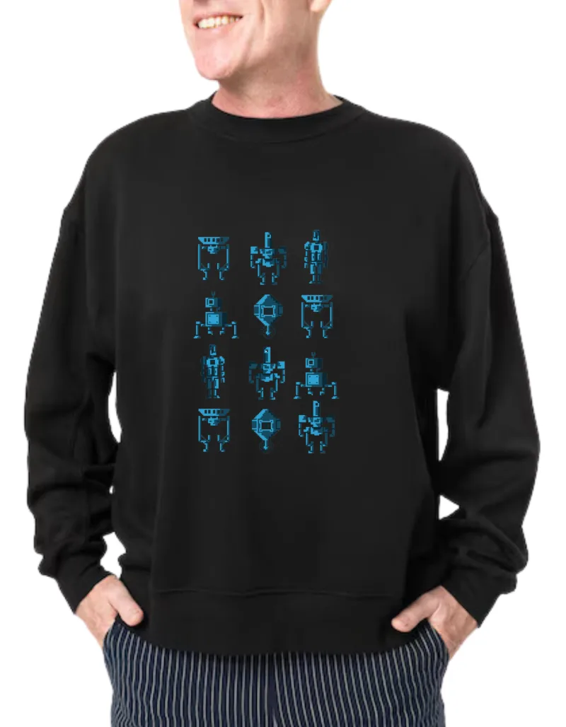 Sweatshirt Robo Geek - imagine 3